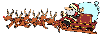 Look at Santa go!