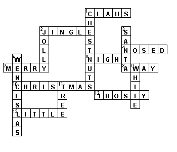 crossword answers